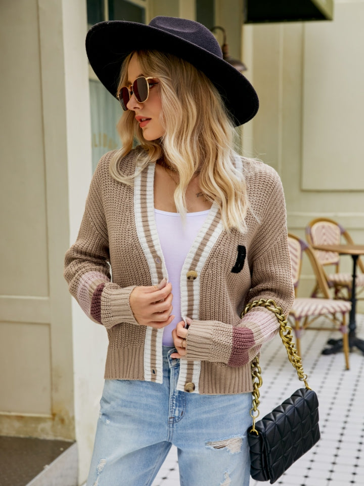 Dropped Shoulder Cardigan