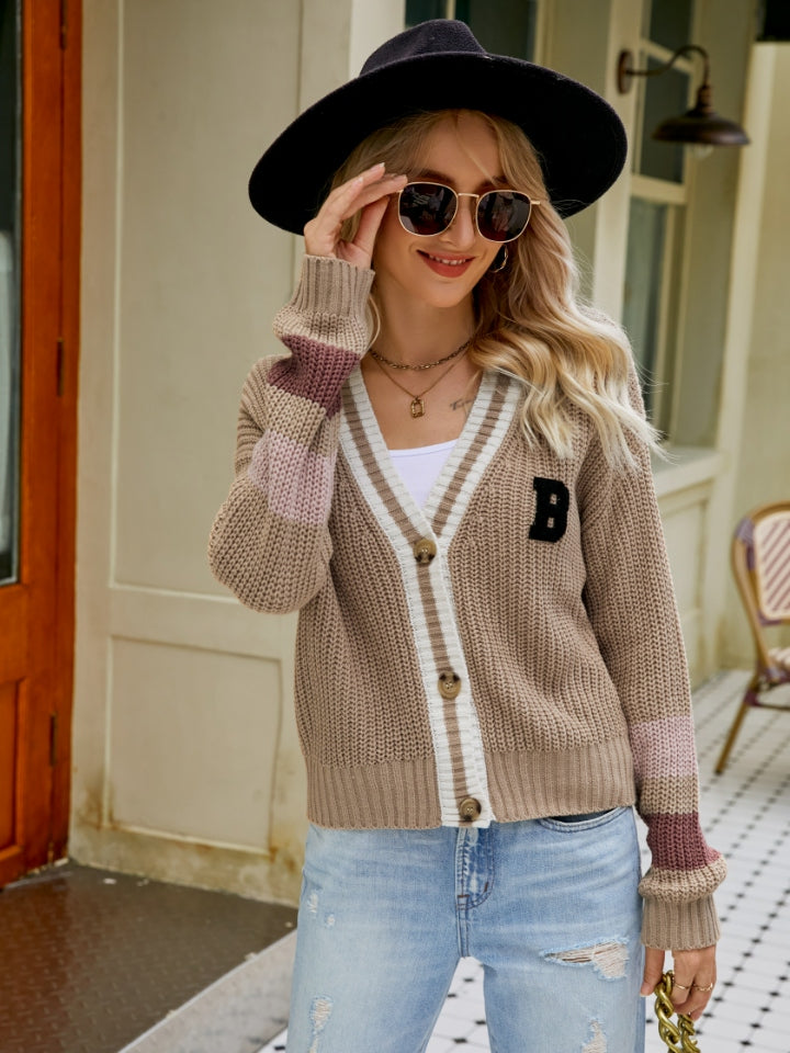 Dropped Shoulder Cardigan